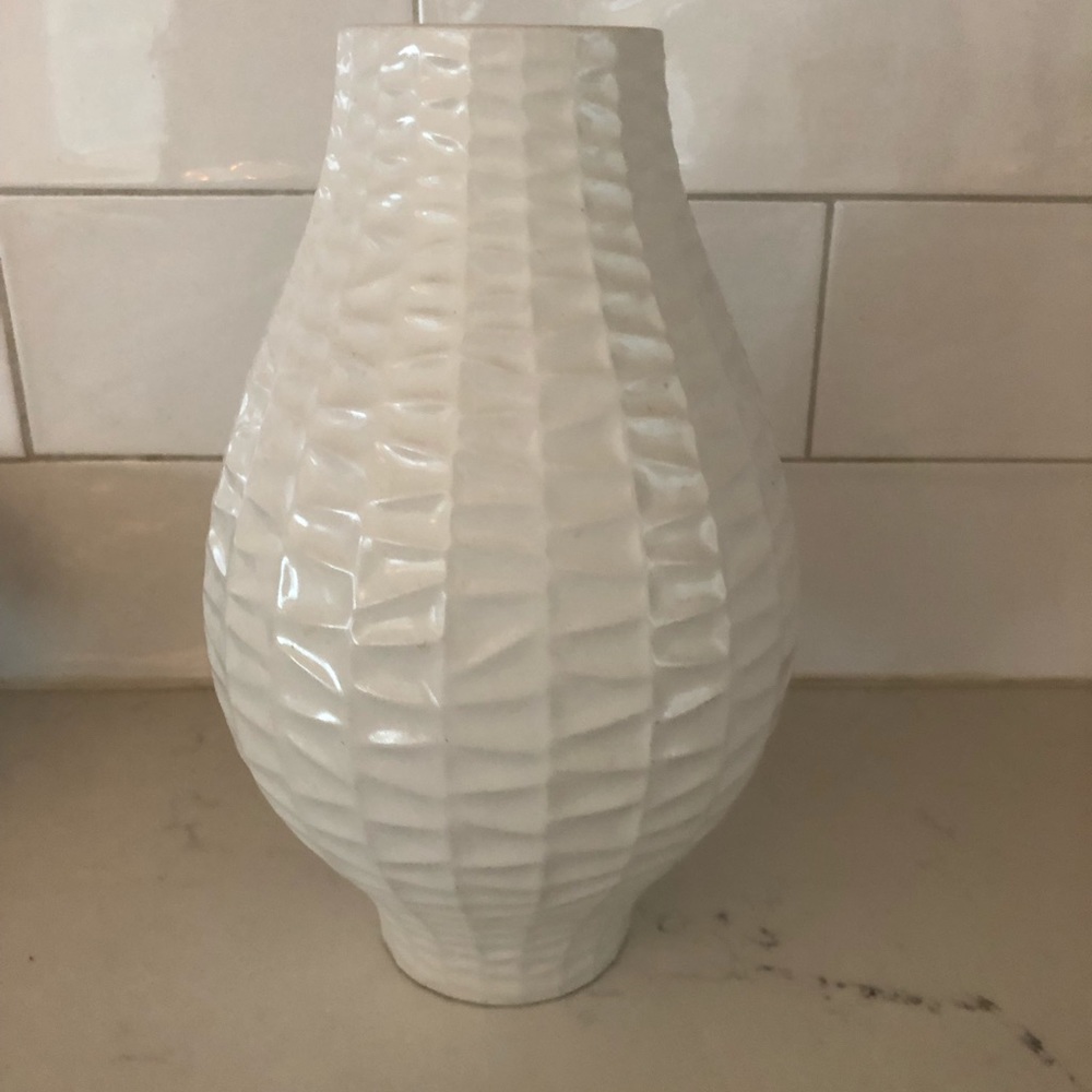 Dansk White Vase